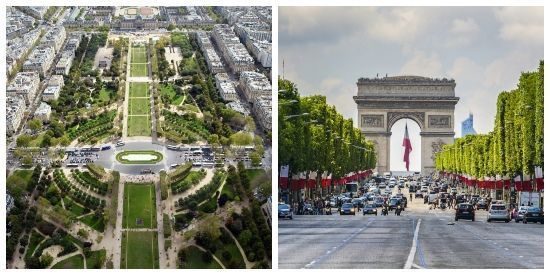 Campos Eliseos en París