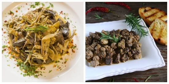 Comida tradicional de Roma