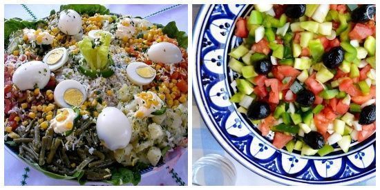 Ensalada típica de Marrakech