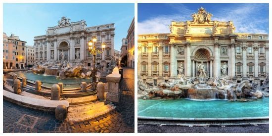 Fontana di Trevi en Roma