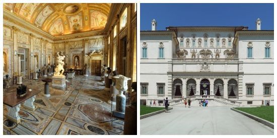 Galleria Borghese en RomaGalleria Borghese en Roma