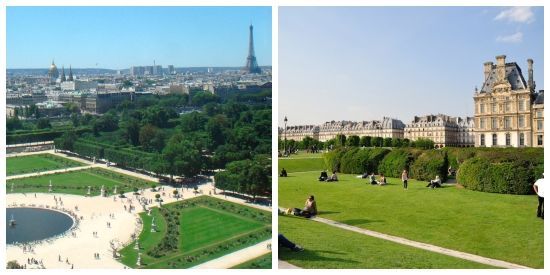 Jardines de las Tullerías en Paris