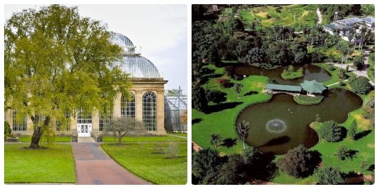 Jardín botánico en Edimburgo
