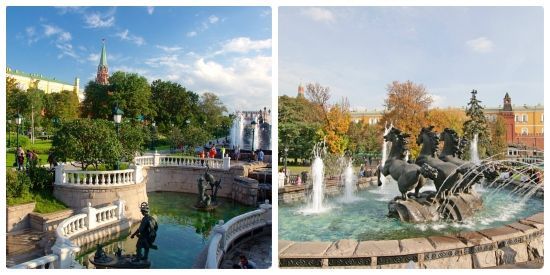 Jardín de Alejandro en Moscú