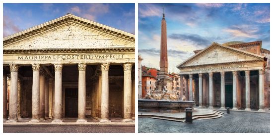 Panteón romano en Roma