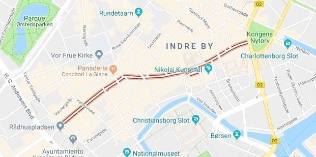 Strøget Mapa