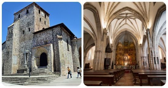 Entrar en la iglesia de Santa Maria del Conceyu