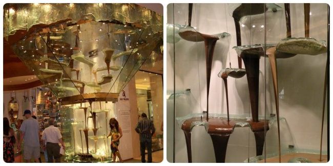 Fuente de chocolate en el hotel Bellagio