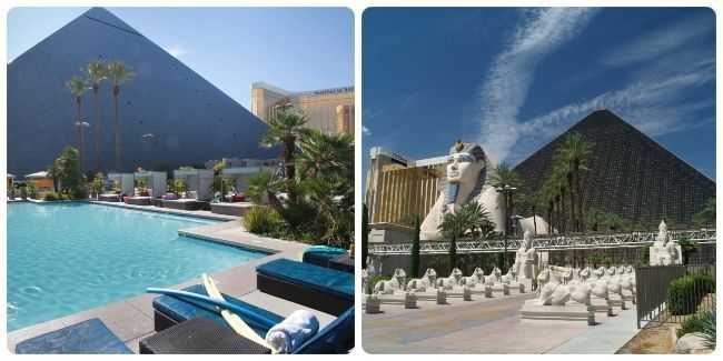 Hotel pirámide en Las Vegas