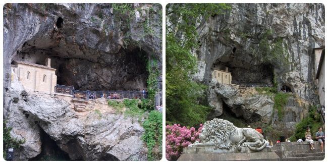 Ver la cueva de Covadonga