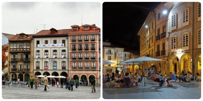 Ver la plaza de España en Avilés