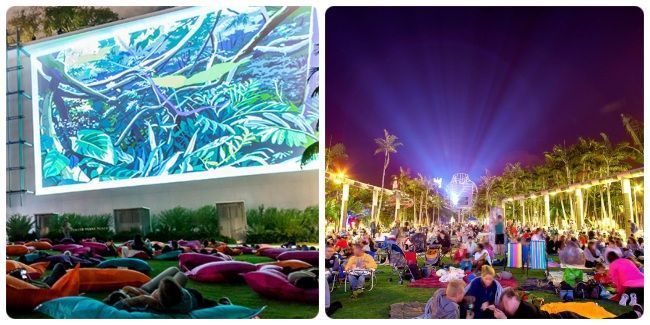 Ver una película en Miami