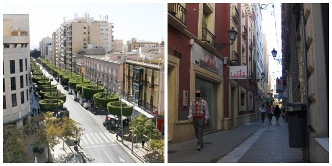 Caminar por el Centro de Almería