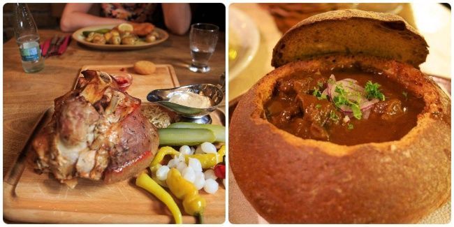 Comer platos típicos de la República Checa