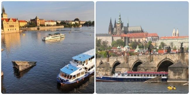 Hacer un crucero en Praga