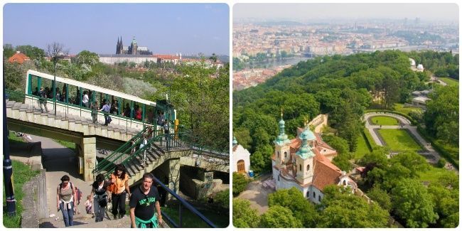 Hacer una excursión al monte Petřín
