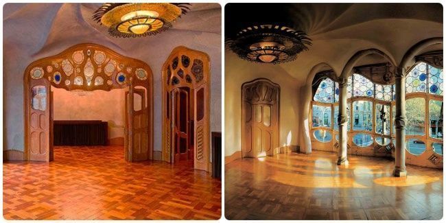 Interior de la Casa Batlló de Gaudí
