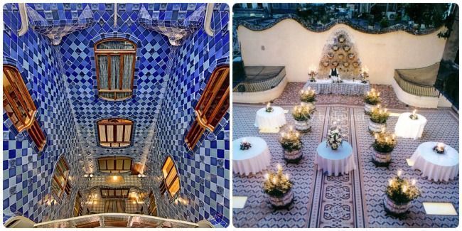 Patio de la Casa Batlló de Gaudí