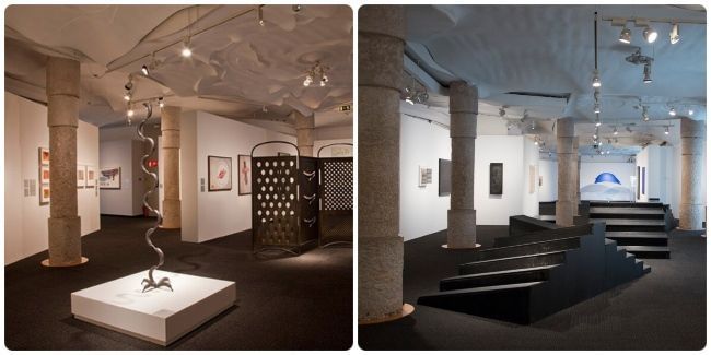 Sala de exposiones de La Pedrera Casa Milá