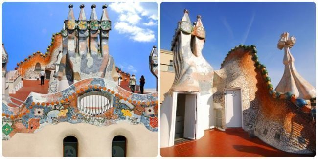 Terraza de la Casa Batlló de Bcn