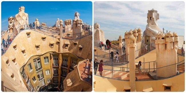 Terraza o azotea de Casa Milá La pedrera