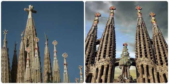 Torres del Templo Expiatorio de la Sagrada Familia