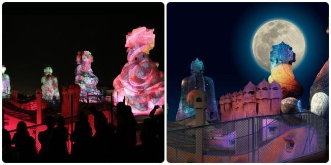 Visitar La Pedrera-Casa Milá de noche