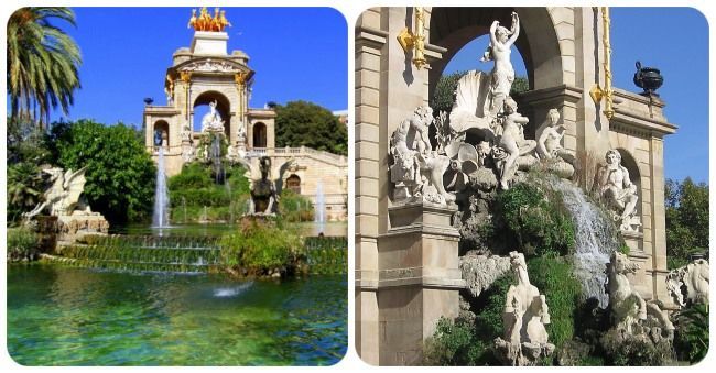 Cascada del parque de la Ciudadela