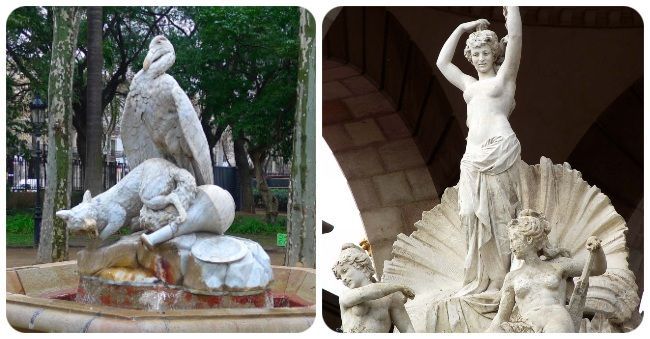 Esculturas del Parque de la Ciudadela