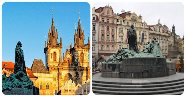 Estatua Jan Hus