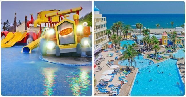 Alojamiento con piscina para niños y chiquipark