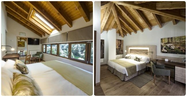 habitaciones con vistas a la montaña asturiana